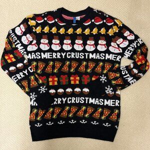 H&M Divided Ugly Christmas Sweater, Size M